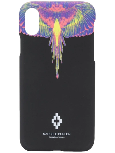 Marcelo Burlon County Of Milan Marcelo Burlon Wings Iphone Xs Max Case In Black