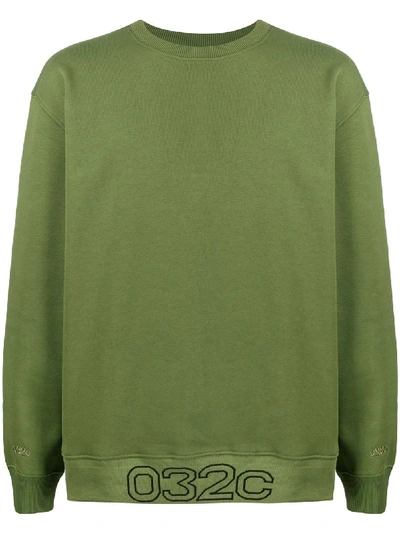 032c Berlin Crew-neck Sweatshirt In Green