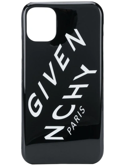 Givenchy Logo Detail Iphone 11 Case In Black