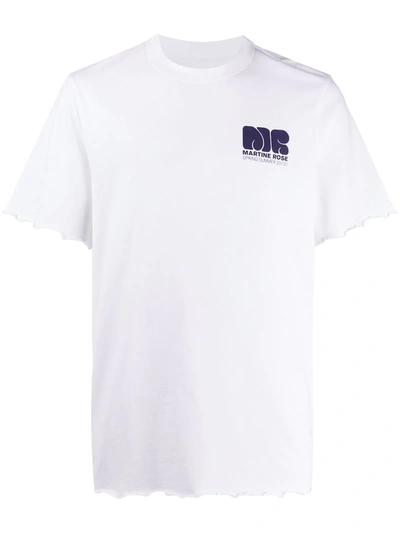 Martine Rose Logo-print Cotton T-shirt In White