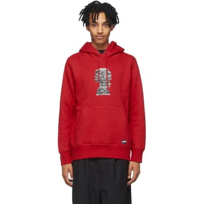 Vans X Jim Goldberg Profile Hooded Sweatshirt In Red