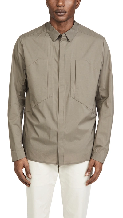 Arc'teryx Veilance Demlo Overshirt In Clay