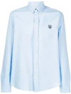 Kenzo Tiger Button Down Shirt In Blue