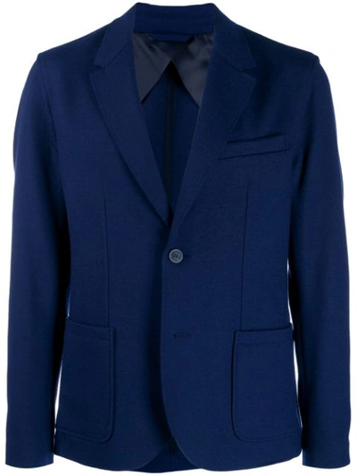 Lanvin Tailored Blazer Jacket In Blue
