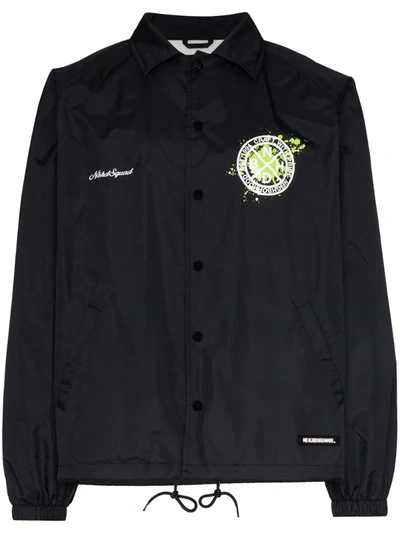 Neighborhood 'brooks' Jacke Mit Logo In Black