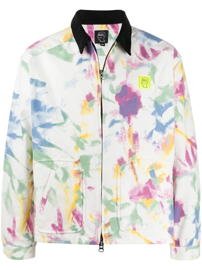 Brain Dead Painting-print Light Jacket In White