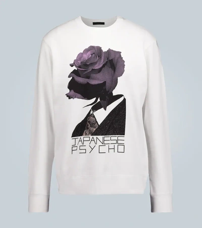 Undercover Japanese Psycho Crewneck Sweatshirt In White