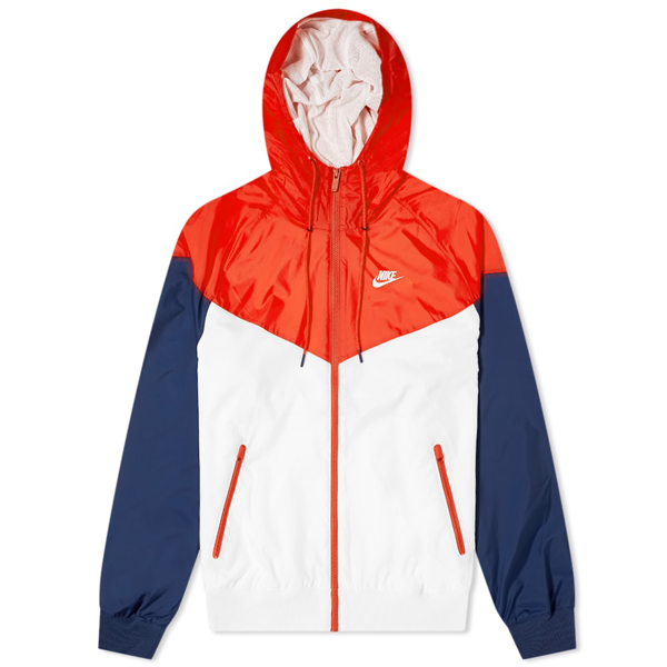 red windrunner jacket
