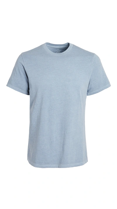 Save Khaki Pigment Dyed Tee Shirt In Blue