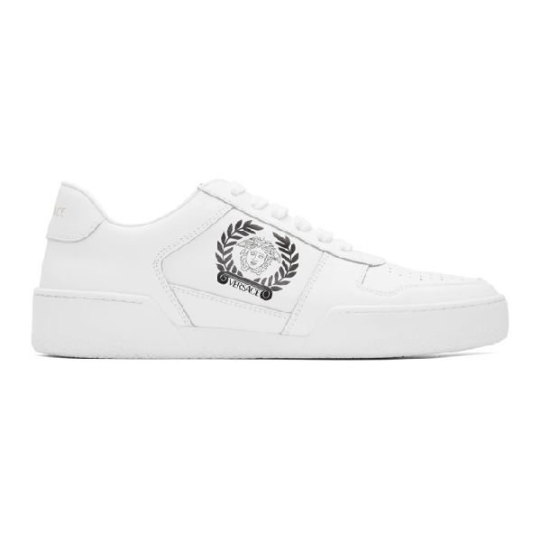 versace leather sneakers