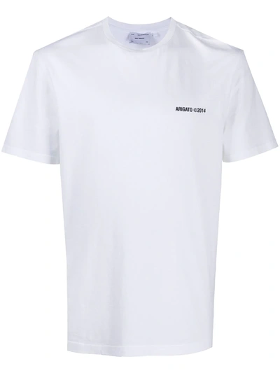 Axel Arigato Embroidered Logo T-shirt In White