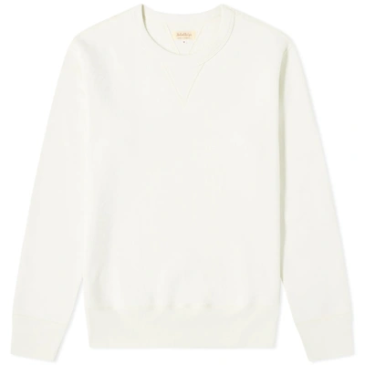 The Real Mccoys The Real Mccoy's 10oz Loopwheel Crew Sweat In White
