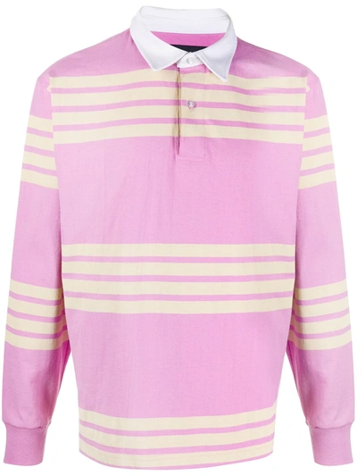 Noon Goons Ranger Rugby Polo Shirt In Pink