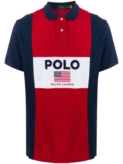 Polo Ralph Lauren Stars And Stripes Polo Shirt In Blue