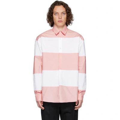 Jw Anderson Oversized Panelled Shirt In White
