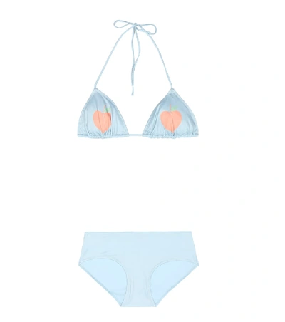 Ganni Exclusive To Mytheresa.com - Siena Bikini In Blue