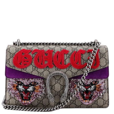 Gucci Dionysus Gg Supreme Chain Strap Shoulder Bag In Multi