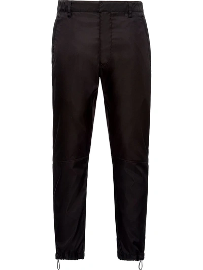 Prada Classic Cropped Trousers In Black