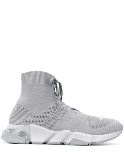 Balenciaga Speed Sneakers In Grey