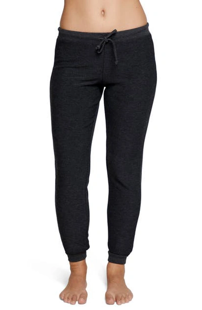 Chaser Cotton Fleece Jogger Pants In Black