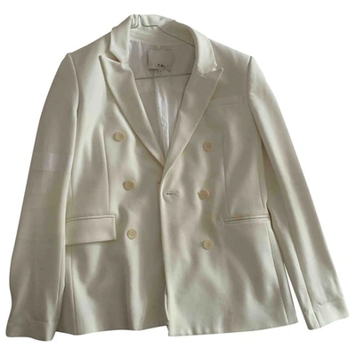 Pre-owned Tibi White Cotton Jacket