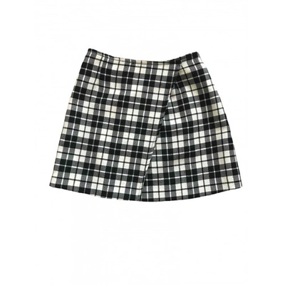 Pre-owned Versace Wool Mini Skirt In Other