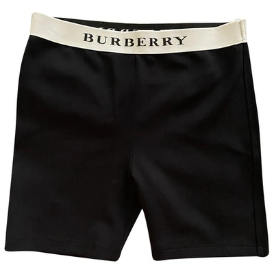 Pre-owned Burberry Black Cloth Shorts