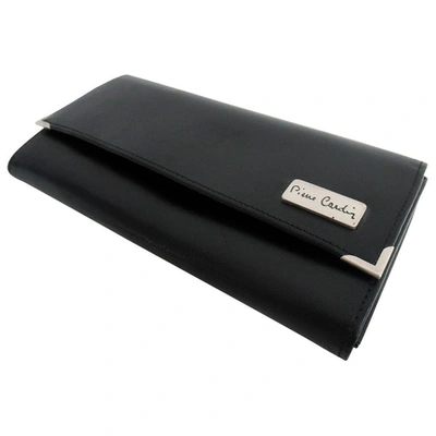 Pre-owned Pierre Cardin Black Leather Wallet