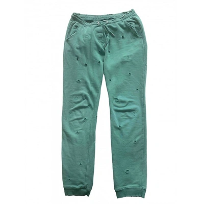 Pre-owned Zoe Karssen Trousers In Turquoise