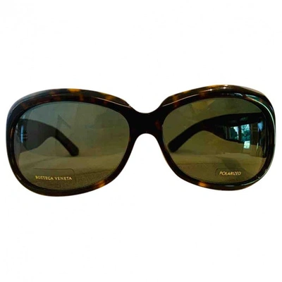 Pre-owned Bottega Veneta Brown Sunglasses