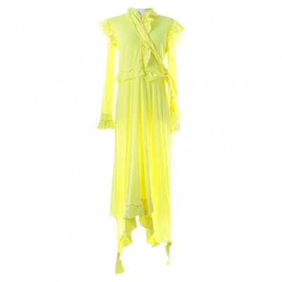 Pre-owned Vetements Yellow Cotton Dress
