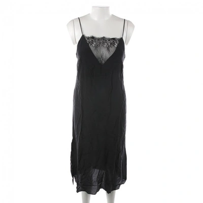 Pre-owned Anine Bing Black Silk Dress
