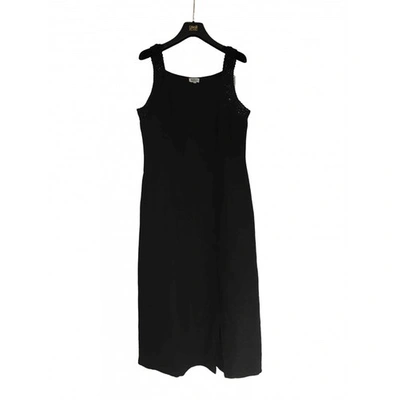 Pre-owned Marella Black Linen Dress