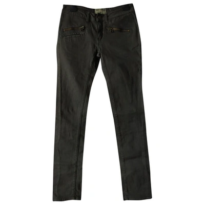 Pre-owned Zadig & Voltaire Grey Denim - Jeans Trousers