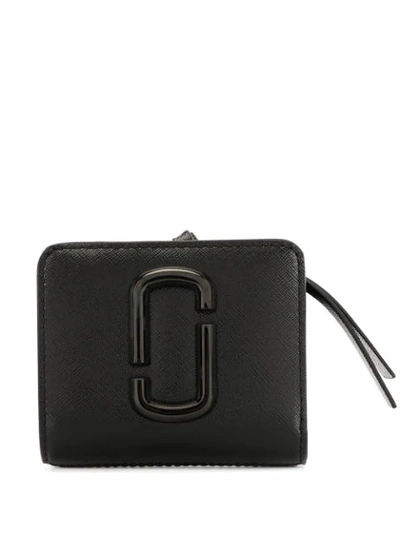 Marc Jacobs The Snapshot Mini Compact Wallet In Black