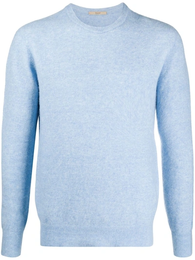 Nuur Alpaca Sweater L/s Crew Neck In Blue
