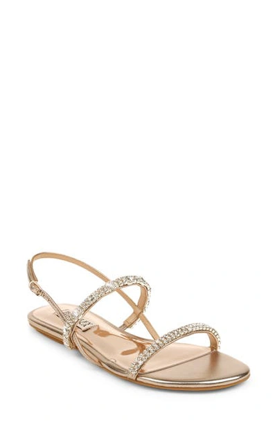 Badgley Mischka Women's Zandra Strappy Sandals In Champagne Nappa Leather