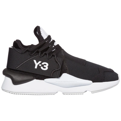 Y-3 Black And White Kaiwa Sneakers