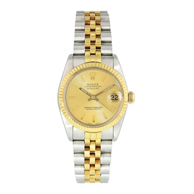 Rolex Datejust Midsize 31 Steel Yellow Gold Ladies Watch 68273 Box In Not Applicable