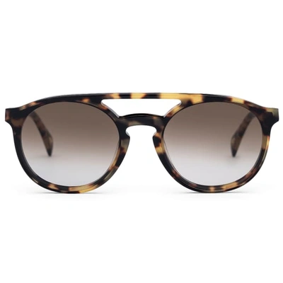 Larsson & Jennings Light Havana Aviator Sunglasses