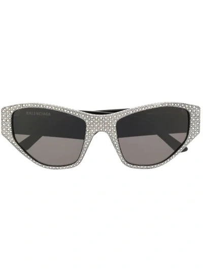 Balenciaga Cat-eye Frame Sunglasses In Multi