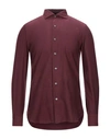 Boglioli Solid Color Shirt In Red