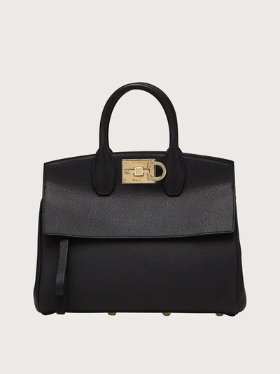 Ferragamo Studio Bag (m) In Black