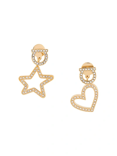 Ferragamo Gancini Star-drop Earring In Gold