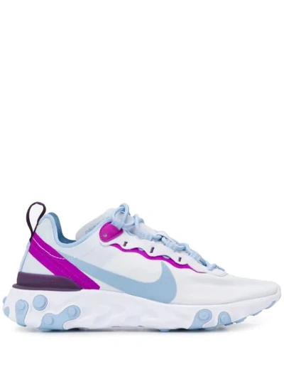 Nike React Element 55 Trainers In White