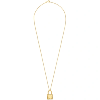 Dear Letterman Gold Demna Pendant Necklace