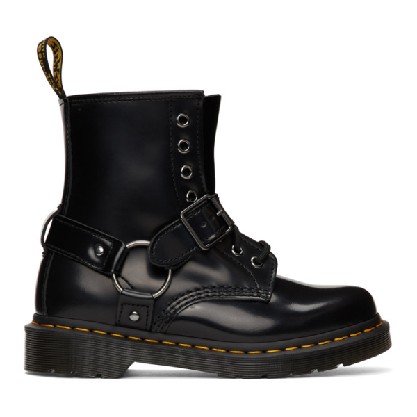 Dr. Martens 1460 Harness Boots In Black ModeSens