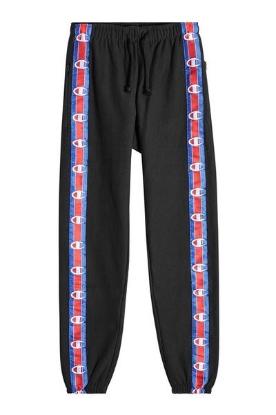 Vetements X Champion Cropped Track Pants In Black | ModeSens