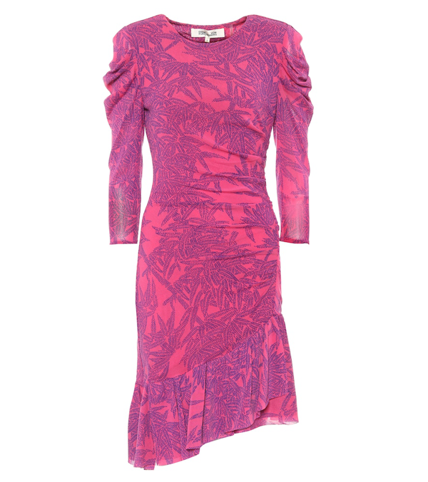 dvf lila dress