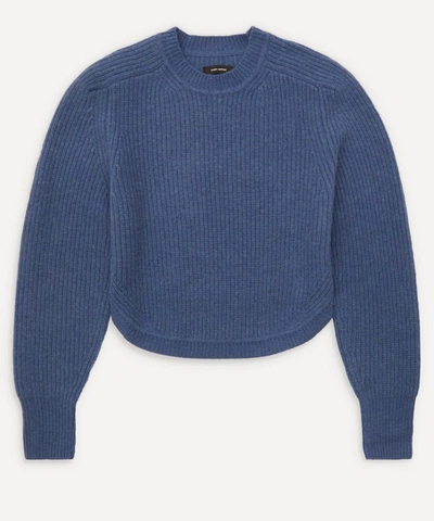 Isabel Marant Brent Cashmere Rib Sweater In Blue ModeSens